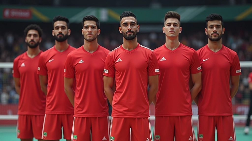 ملعب بطولة الكرة الطائرة المصرية بإضاءة احترافية